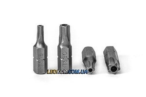 1/4" Бита Torx 5-ти лучевая TS40, L=25 мм FORCE