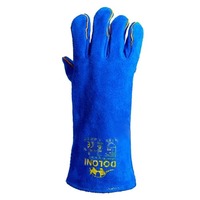 Перчатки для сварочных работ Долони 4508 (синие), 10-й размер