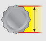 Головка торцевая длинная 1/4" 11мм 12-гранная 5295011 FORCE