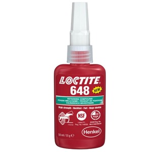 Loctite 648 -  высокопрочный, термостойкий вал-втулочный фиксатор 50 мл