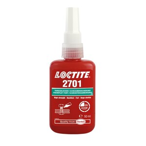 Loctite 2701 - резьбовой фиксатор высокой прочности 50 мл для неактивных металлов